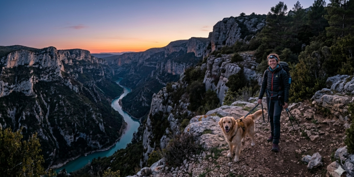 Visiting the Verdon Gorge with a Dog: Rules & Best Trails