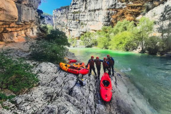Selection activités sportive dans le Verdon - Packraft expedition day
