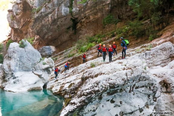 Selection activités sportive dans le Verdon - Aqua trekking - Samson Trescaire